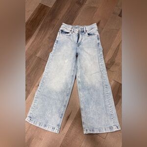 GAP High Rise Stride Ankle Jeans in Light Blue